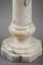White Veined Marble Pedestal, Late 19th-Century 15
