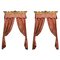 Fadini-Borghi Curtains and Valances with Gilded Wood, Set of 2, Image 1