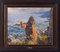 E. Palo, Impressionist Coastal Seascape 2, 20th-Century, Oil on Canvas, Framed, Image 1