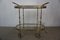 Vintage Serving Trolley with Glass Top, 1970s, Image 1