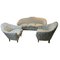 Sofa and Armchairs by Bruno Munari, Set of 3 1