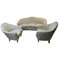 Sofa and Armchairs by Bruno Munari, Set of 3, Image 1