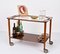 Mid-Century White Walnut Wood Italian Bar Cart by Franco Albini for Cesare Lacca, 1950s 12