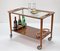 Mid-Century White Walnut Wood Italian Bar Cart by Franco Albini for Cesare Lacca, 1950s, Image 13