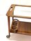 Mid-Century White Walnut Wood Italian Bar Cart by Franco Albini for Cesare Lacca, 1950s 8