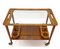 Mid-Century White Walnut Wood Italian Bar Cart by Franco Albini for Cesare Lacca, 1950s, Image 6