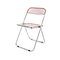 Pink Acrylic Glass Folding Chair by Giancarlo Piretti for Anonima Castelli, 1970s 3