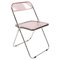 Pink Acrylic Glass Folding Chair by Giancarlo Piretti for Anonima Castelli, 1970s 1