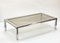 Table Basse Rectangulaire en Laiton, Chrome et Verre, Italie, 1970s 12