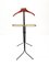 Mid-Century Italian Iron, Brass and Beech Foldable Valet Stand, 1950s 5