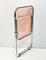 Italian Pink Acrylic Glass Folding Chairs by Giancarlo Piretti for Castelli / Anonima Castelli, Set of 12, Image 15
