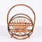 Mid-Century French Riviera Bamboo and Rattan Magazine Rack, 1960s 4