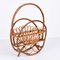 Mid-Century French Riviera Bamboo and Rattan Magazine Rack, 1960s 11