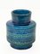 Mid-Century Italian Blue Ceramic Vase by Montelupo and Londi for Bitossi, 1960s 7