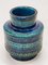 Mid-Century Italian Blue Ceramic Vase by Montelupo and Londi for Bitossi, 1960s, Image 5