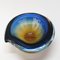 Submerged Murano Glass Ashtray or Bowl in Amber & Blue by Flavio Poli, Italy, 1960s, Image 11