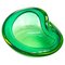 Mid-Century Italian Green Sommerso Murano Glass Decorative Bowl by Flavio Poli, 1960s 1