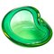 Mid-Century Italian Green Sommerso Murano Glass Decorative Bowl by Flavio Poli, 1960s, Image 1