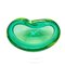Mid-Century Italian Green Sommerso Murano Glass Decorative Bowl by Flavio Poli, 1960s 7