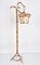 Lámpara de pie italiana Mid-Century de bambú y ratán con base trípode, años 50, Imagen 7