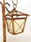 Lámpara de pie italiana Mid-Century de bambú y ratán con base trípode, años 50, Imagen 6