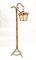 Lámpara de pie italiana Mid-Century de bambú y ratán con base trípode, años 50, Imagen 11