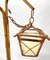 Lámpara de pie italiana Mid-Century de bambú y ratán con base trípode, años 50, Imagen 14