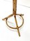 Lámpara de pie italiana Mid-Century de bambú y ratán con base trípode, años 50, Imagen 18