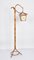 Lámpara de pie italiana Mid-Century de bambú y ratán con base trípode, años 50, Imagen 15