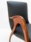 Italian Black Leather & Walnut Armchair by Malatesta & Mason, 1950s 18