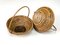 Mid-Century Bamboo and Rattan Bowls, 1970s, Set of 2 13