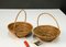 Mid-Century Bamboo and Rattan Bowls, 1970s, Set of 2 7