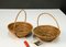 Mid-Century Bamboo and Rattan Bowls, 1970s, Set of 2 10