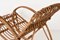 Mid-Century Italian Riviera Rattan and Bamboo Children's Rocking Chair, 1950s, Image 7