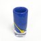 Blue and Yellow Glass Vase from Strömbergshyttan 6