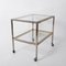 Italian Minimalist Brass & Chrome Bar Service Trolley, 1970s 7