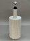 Mid-Century Italian White Ceramic and Faux Bamboo Table Lamp by Tommaso Barbi, 1970s 10