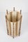 Italienische Mid-Century Stehlampe aus Baumwolle, Bambus & Rattan von Louis Sognot, 1950er 5