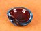 Mid-Century Italian Ruby Red Sommerso Murano Glass Decorative Bowl from Toso, 1960s, Image 6