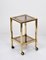 Mid-Century Brass and Bronzed Smoked Glass Squared Coffee Table, 1970s, Image 8