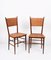 Mid-Century Italian Beech Wood Chairs by Sanguineti, 1950s, Set of 2 2