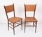 Italienische Mid-Century Stühle aus Buchenholz von Sanguineti, 1950er, 2er Set 4