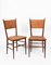 Mid-Century Italian Beech Wood Chairs by Sanguineti, 1950s, Set of 2 3