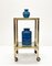 Blaue italienische Mid-Century Vase aus Terrakotta von Aldo Londi für Bitossi, 1960er 12