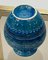 Blaue italienische Mid-Century Vase aus Terrakotta von Aldo Londi für Bitossi, 1960er 8