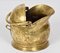 Brass Helmet-Shaped Coal Bucket, Italy, 1930s 2