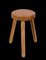 Mid-Century French Modern Wooden Tripod Stool by Le Corbusier, 1950s 17