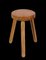 Mid-Century French Modern Wooden Tripod Stool by Le Corbusier, 1950s, Image 17