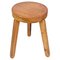 Mid-Century French Modern Wooden Tripod Stool by Le Corbusier, 1950s 1