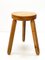 Mid-Century French Modern Wooden Tripod Stool by Le Corbusier, 1950s, Image 13